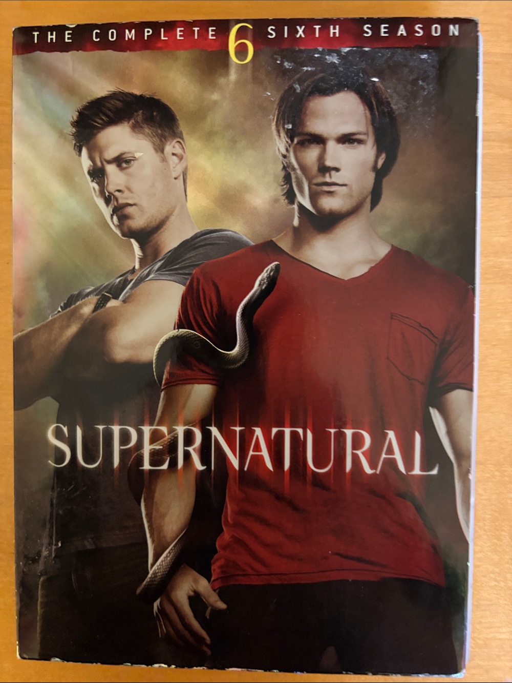 Supernatural The Complete Sixth Season DVD - Red Cover